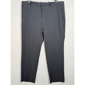 Perry‎ Ellis Portfolio Men Dress Pants Size Tag (38x29) Gray Black Check Classic